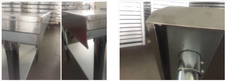stainless steel work bench banco de trabajo de acero inoxidable