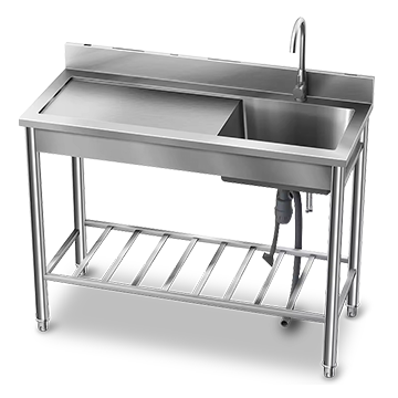 Stainless steel sink table.png